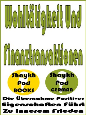 cover image of Wohltätigkeit Und Finanztransaktionen
